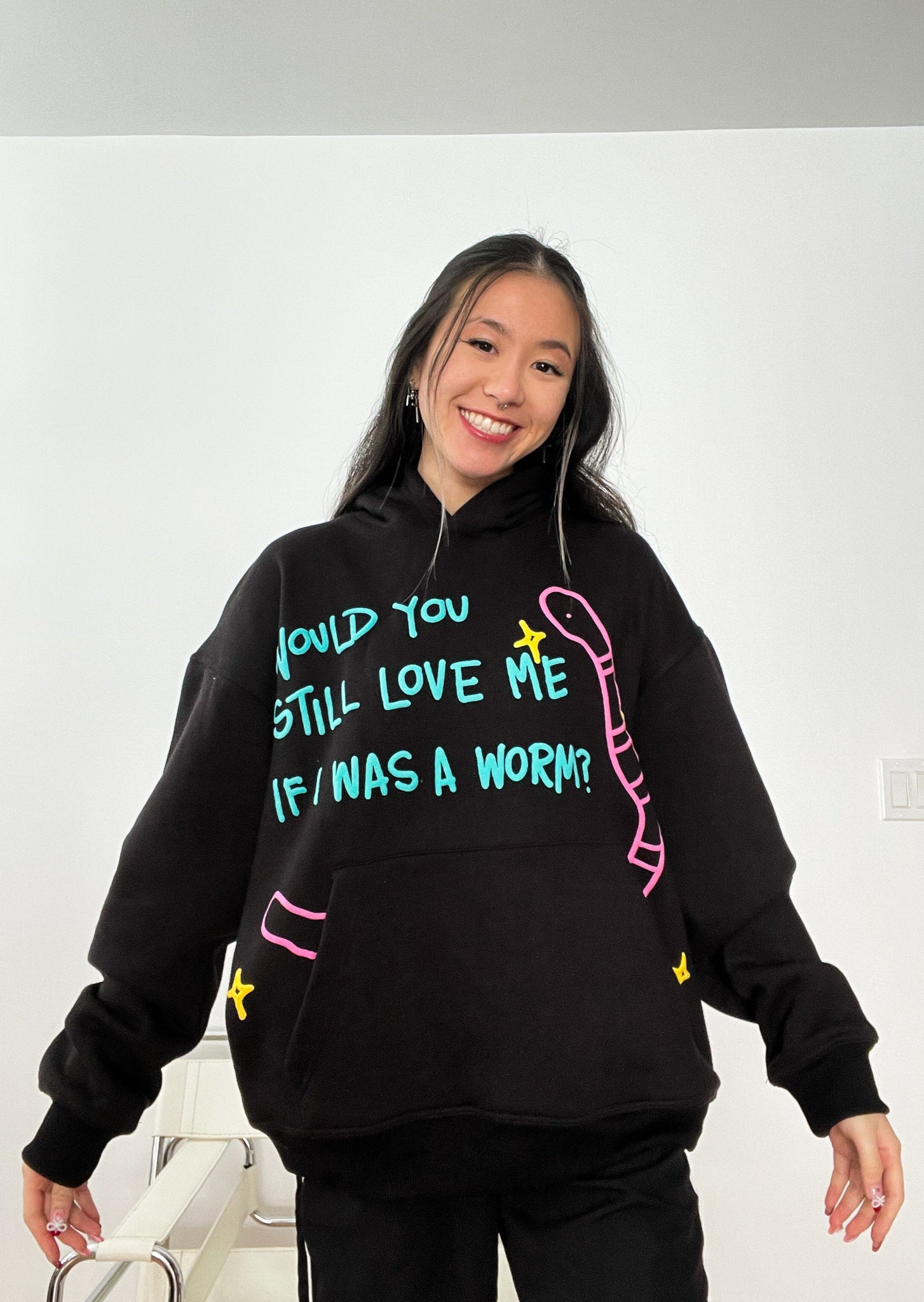 "Would You Still Love Me If I Was A Worm?" Hoodie