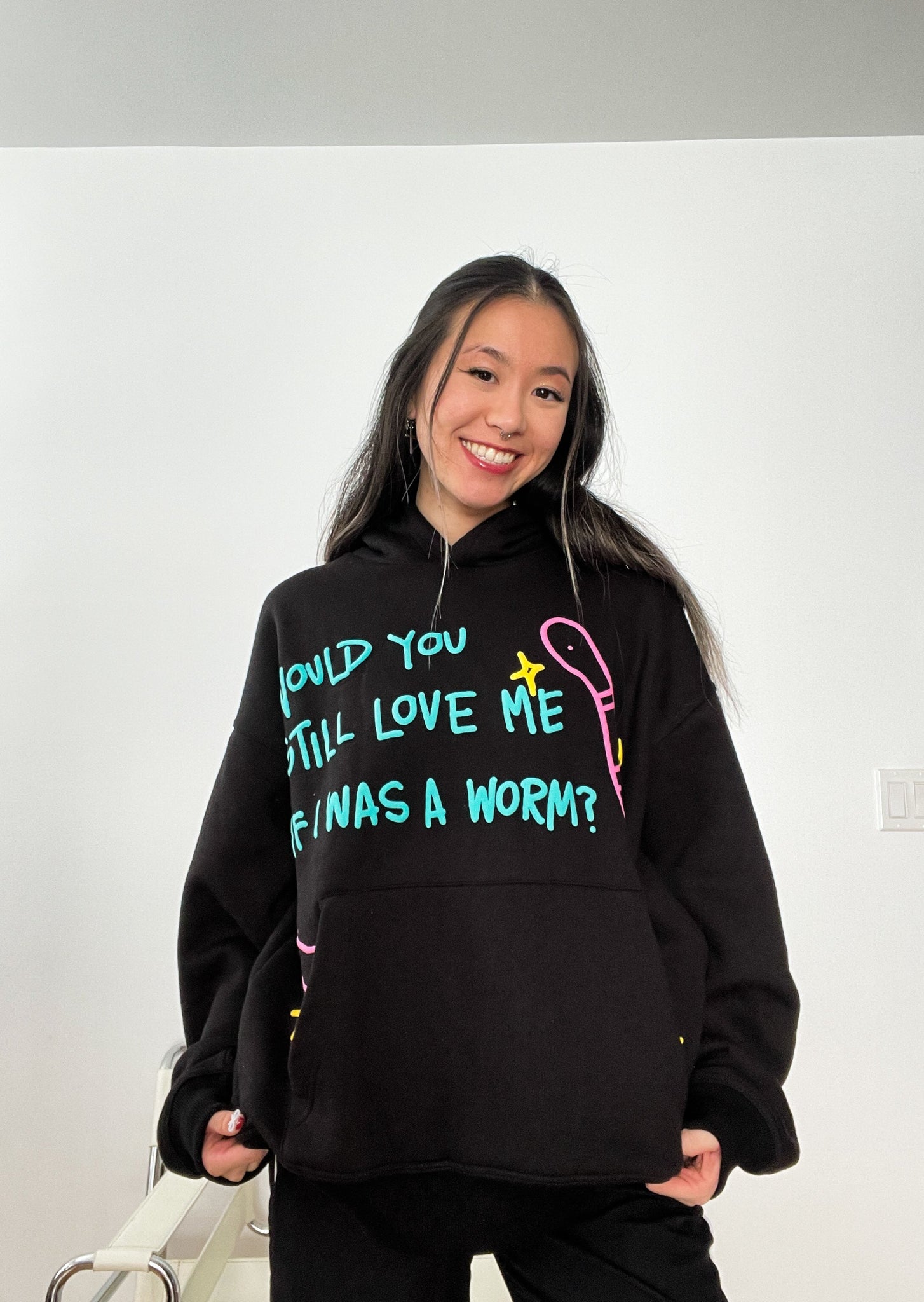 "Would You Still Love Me If I Was A Worm?" Hoodie