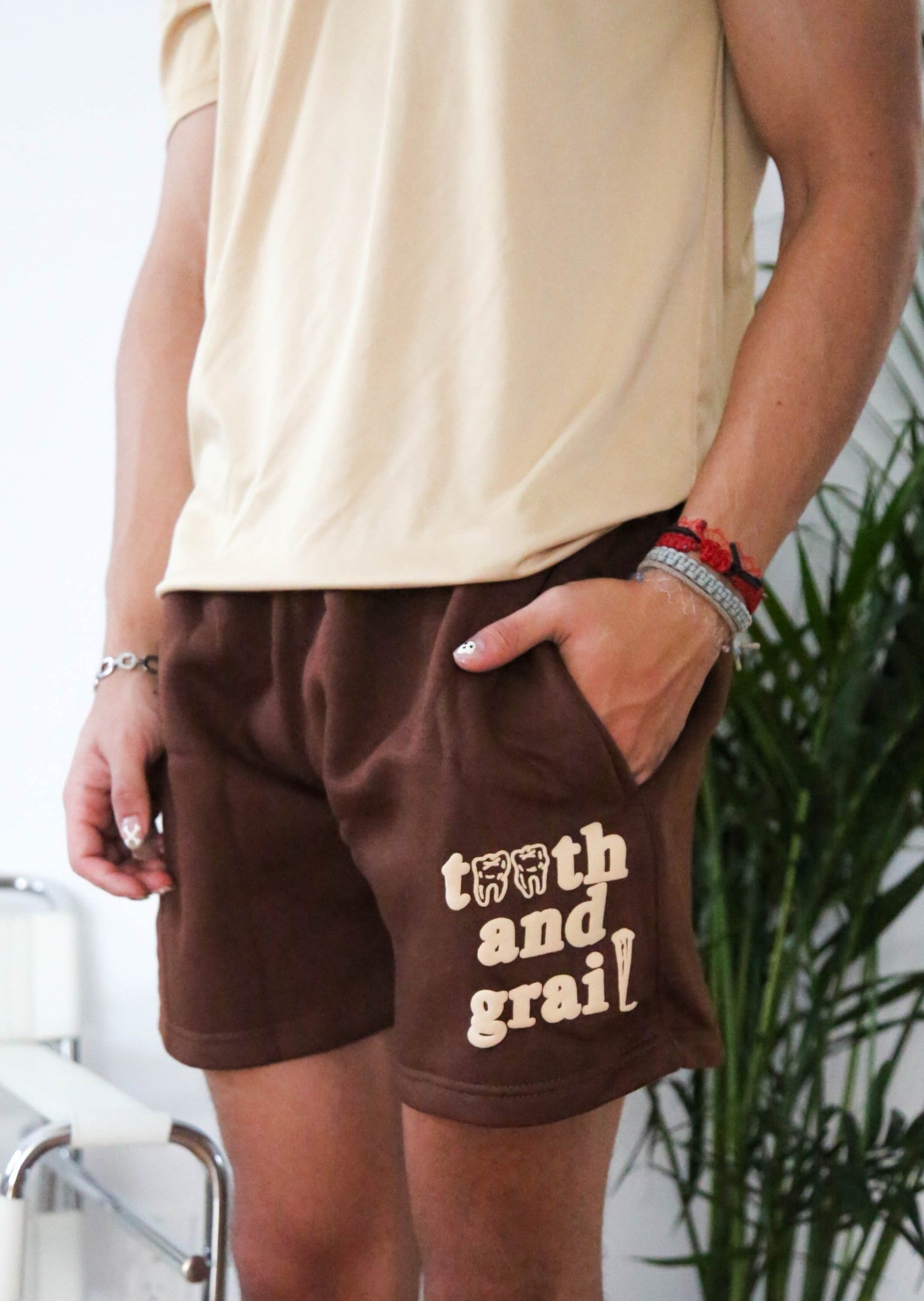 Logo Shorts - Chocolate Brown