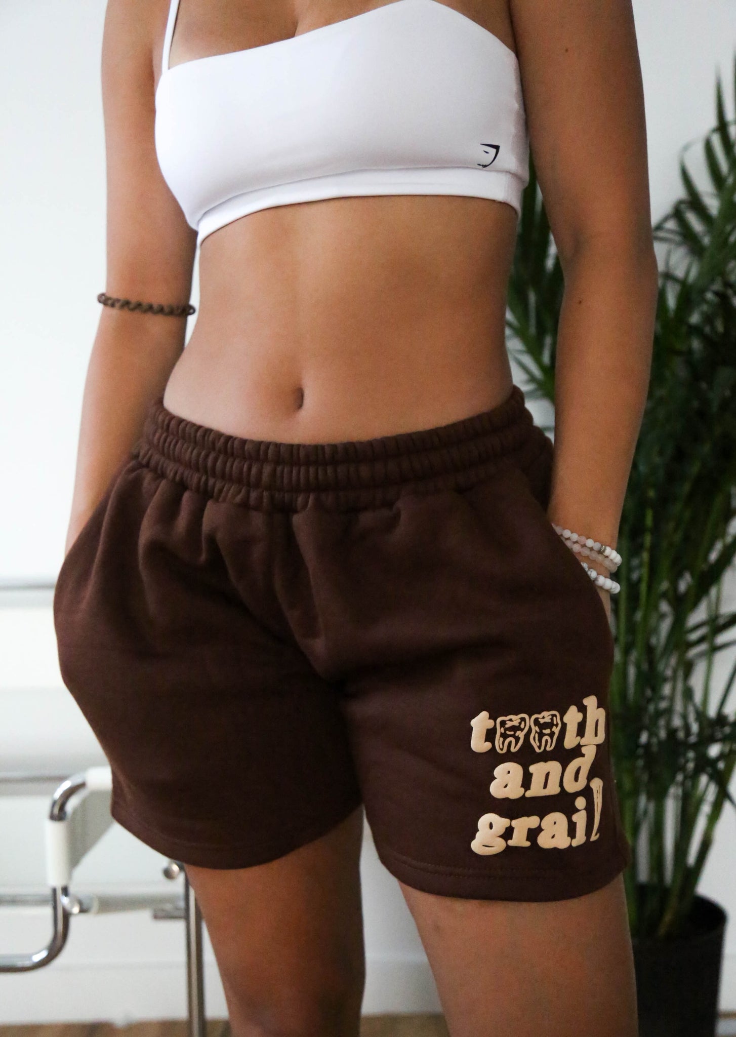 Logo Shorts - Chocolate Brown